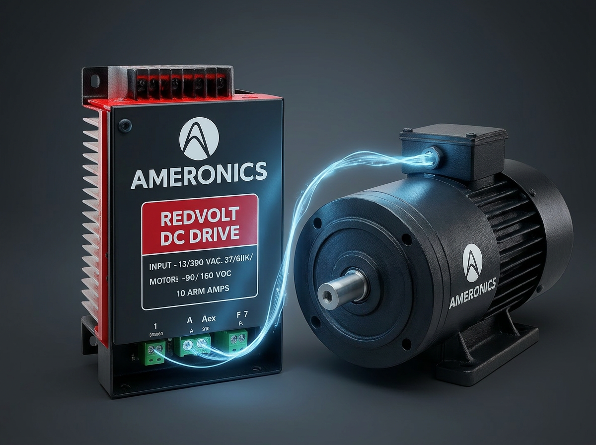 Integrated DC Motors with Ameronics Drives